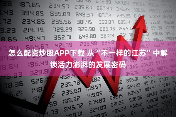 怎么配资炒股APP下载 从“不一样的江苏”中解锁活力澎湃的发展密码